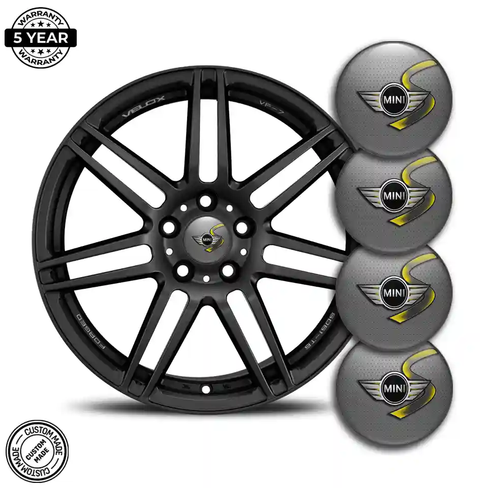 Mini Cooper S Silicone Emblem Self-Adhesive Sleek Style