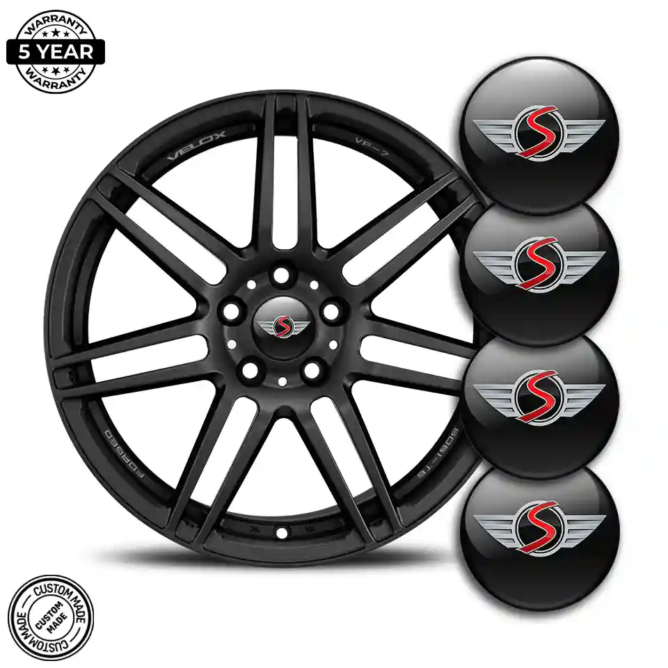 Mini Cooper S Silicone Emblem Sleek Style