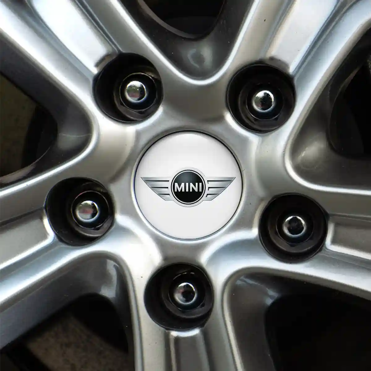 Mini Cooper Silicone Emblem Self-Adhesive Refined Design