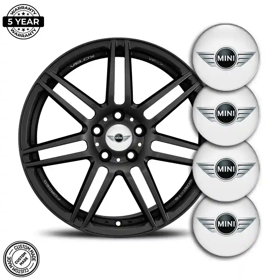 Mini Cooper Silicone Emblem Self-Adhesive Refined Design