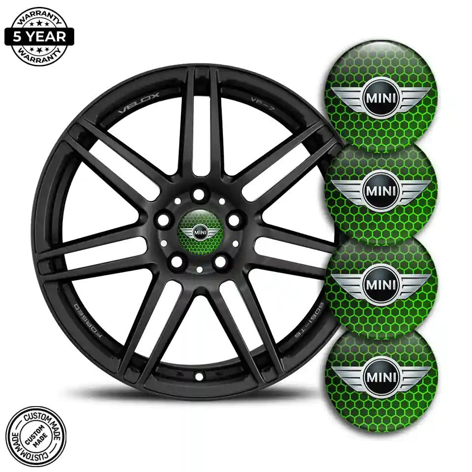 Mini Cooper Silicone Emblem Self-Adhesive Sleek Style