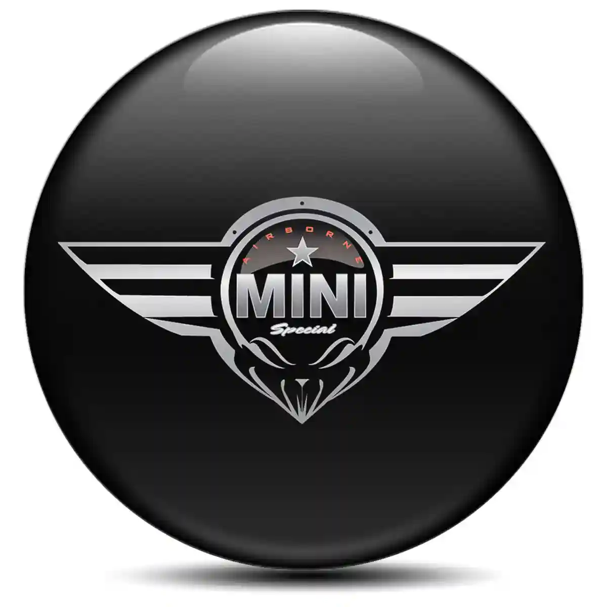 Mini Cooper Sticker Epoxy 3D Gel Refined Design