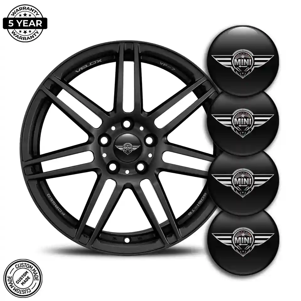 Mini Cooper Sticker Epoxy 3D Gel Refined Design