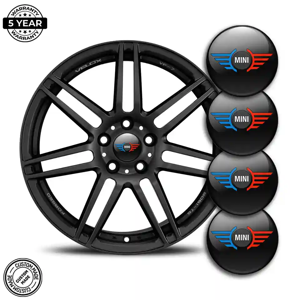 Mini Cooper Wheel Emblem Self-Adhesive Sleek Style