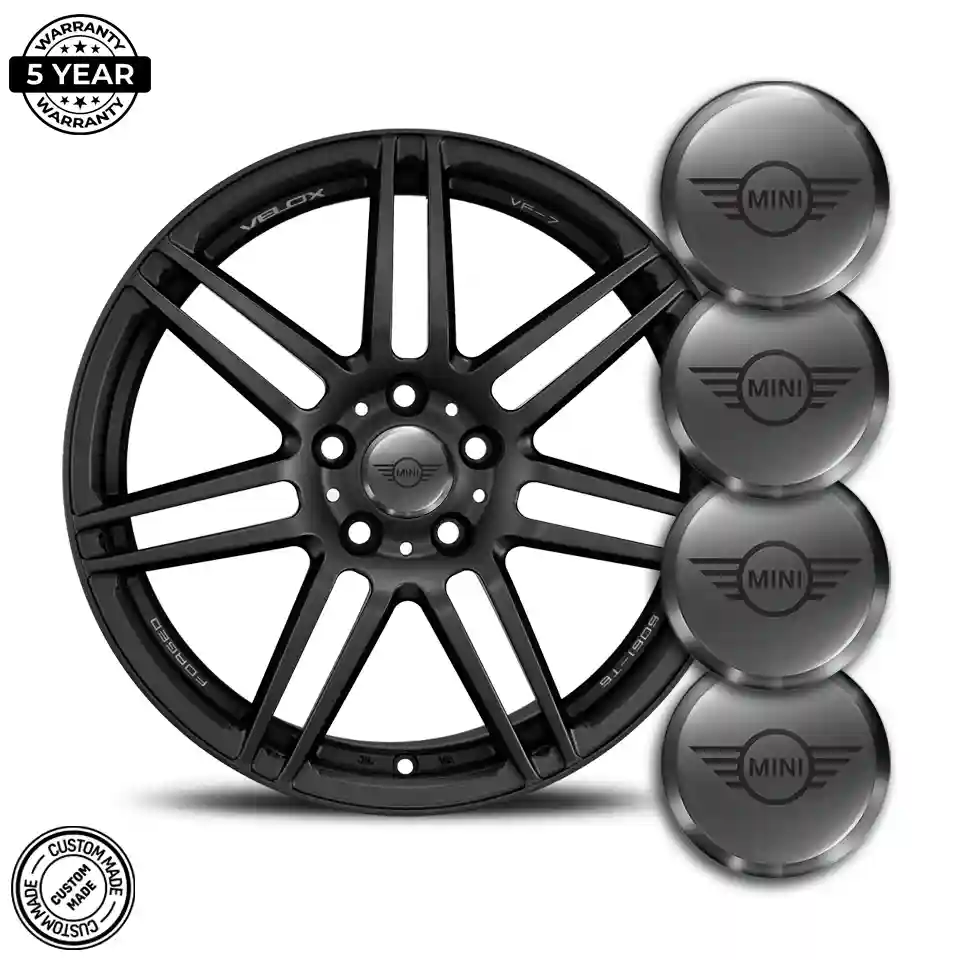 Mini Cooper Wheel Emblems Elite Finish
