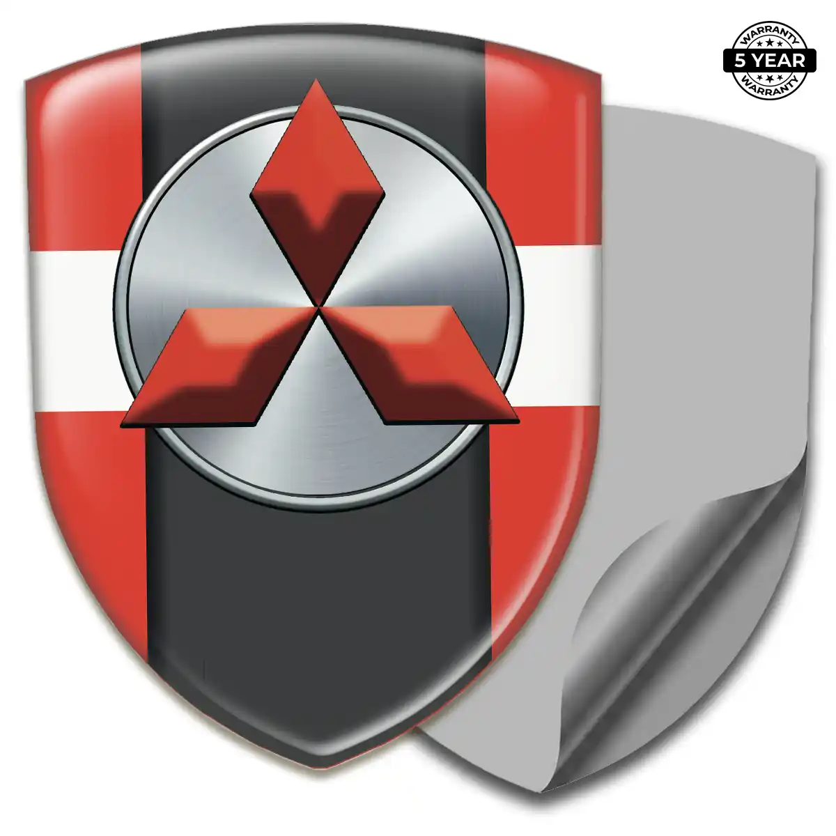 Mitsubishi 3D Badge Sticker Deluxe Edition