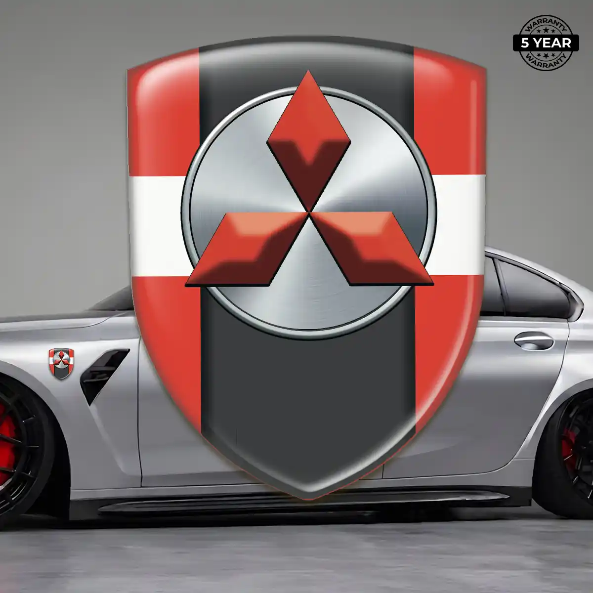 Mitsubishi 3D Badge Sticker Deluxe Edition