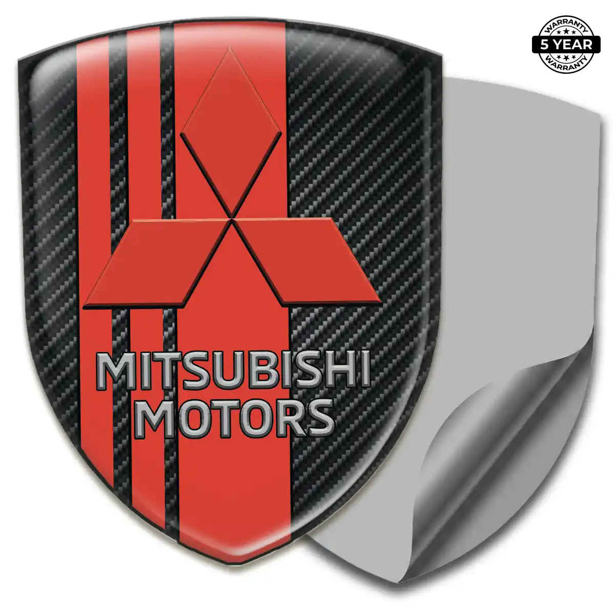Mitsubishi 3D Badge Sticker Elite Edition