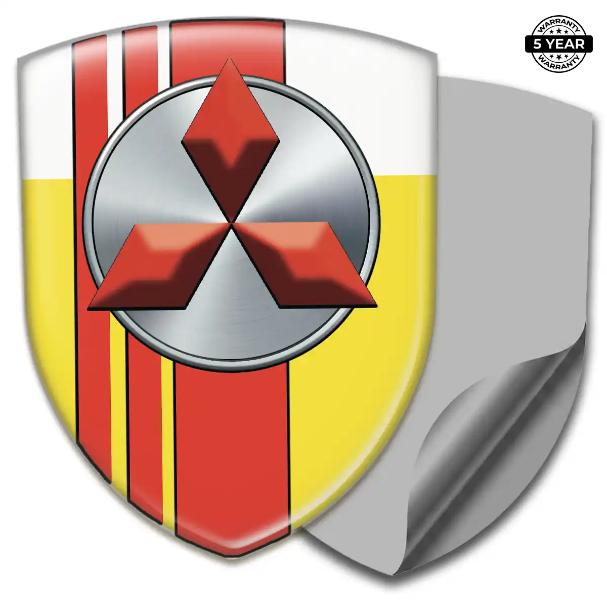 Mitsubishi 3D Badge Sticker Elite Finish