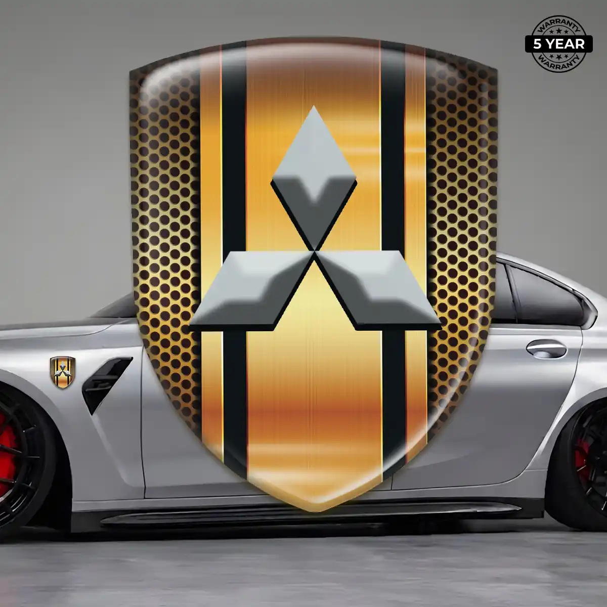 Mitsubishi 3D Badge Sticker Noble Edition