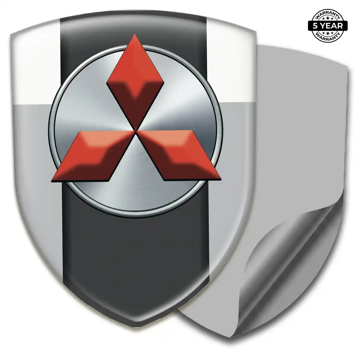 Mitsubishi 3D Badge Sticker Prestige Line