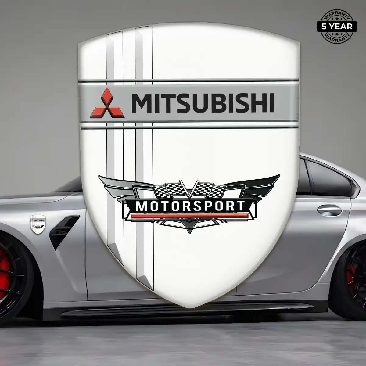 Mitsubishi 3D Badge Sticker Superior Craft