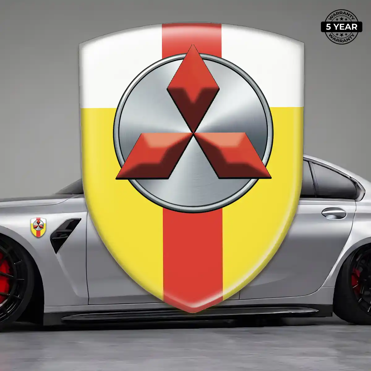 Mitsubishi 3D Domed Sticker Deluxe Edition