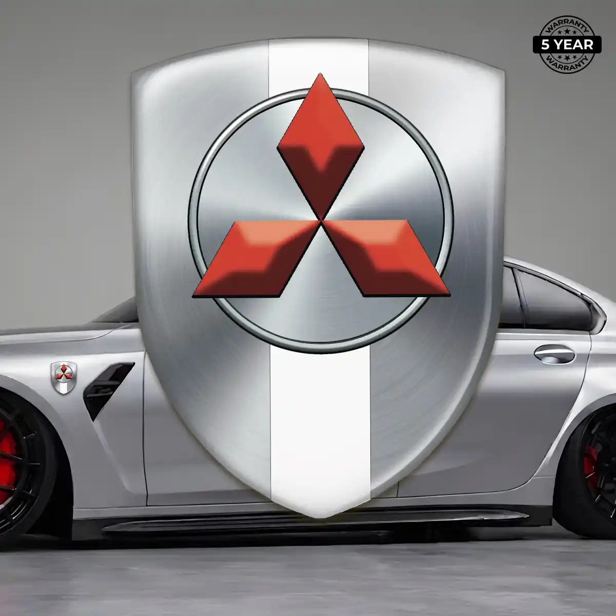 Mitsubishi 3D Domed Sticker Noble Edition