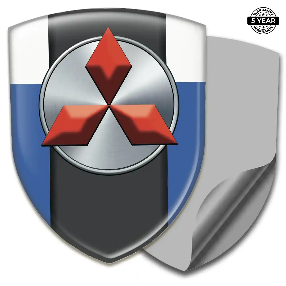 Mitsubishi 3D Domed Sticker Prestige Line