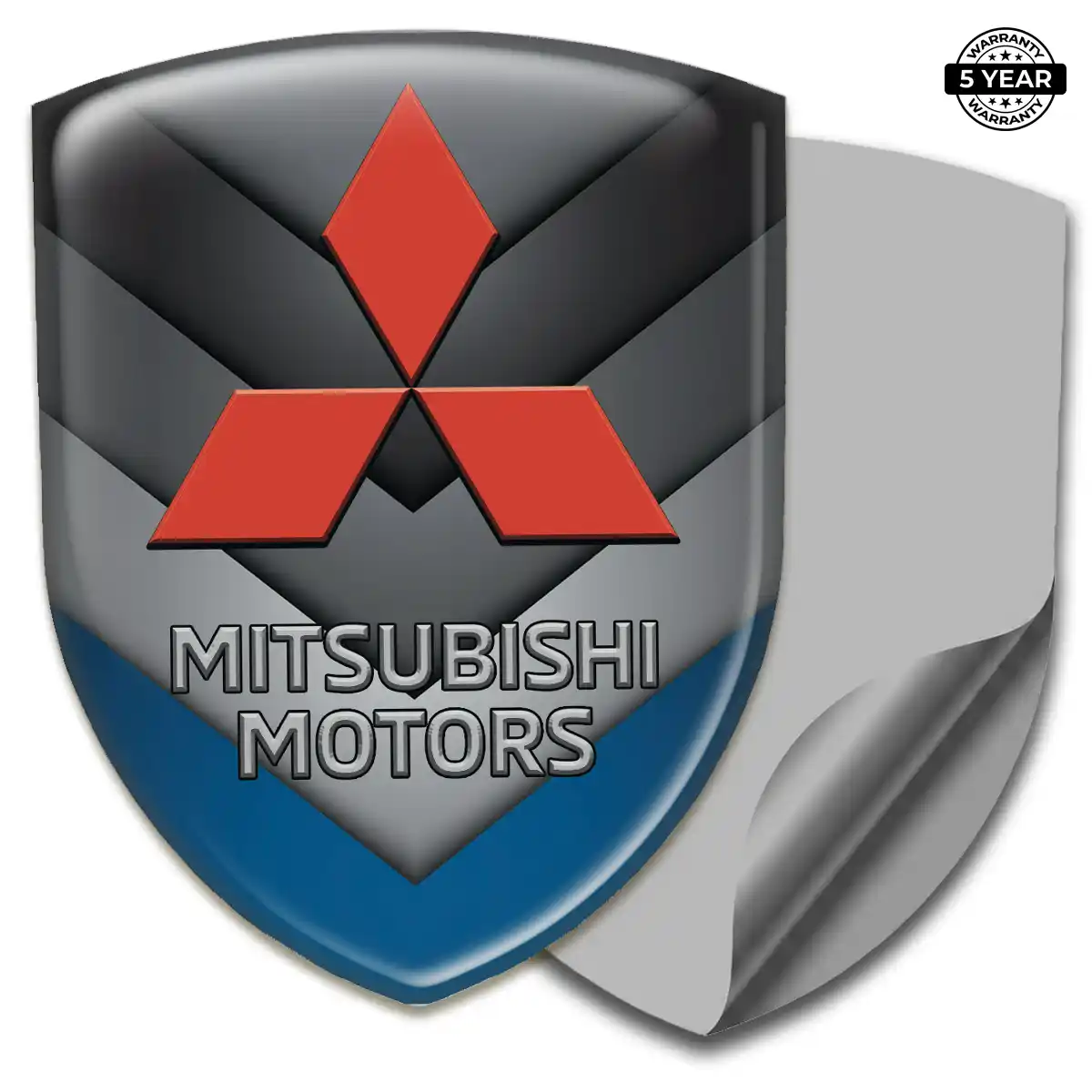 Mitsubishi 3D Emblem Sticker Deluxe Edition