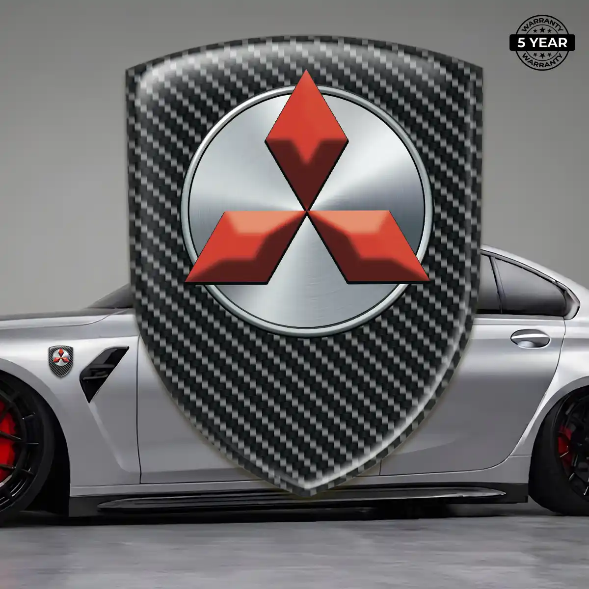 Mitsubishi 3D Emblem Sticker Elite Edition