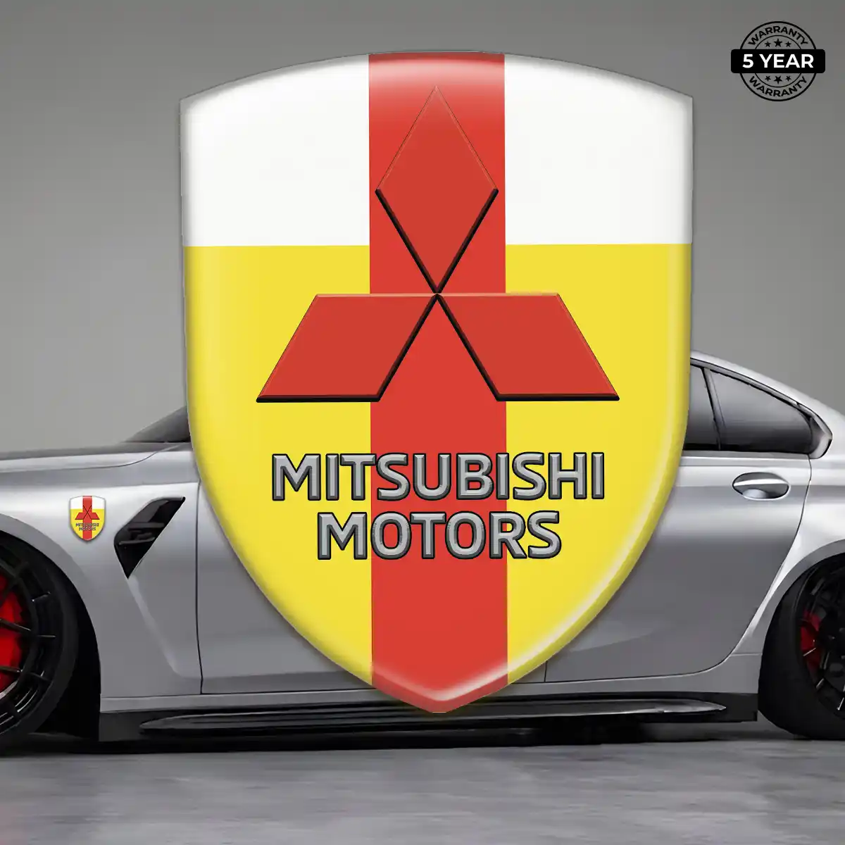 Mitsubishi 3D Emblem Sticker Prestige Line