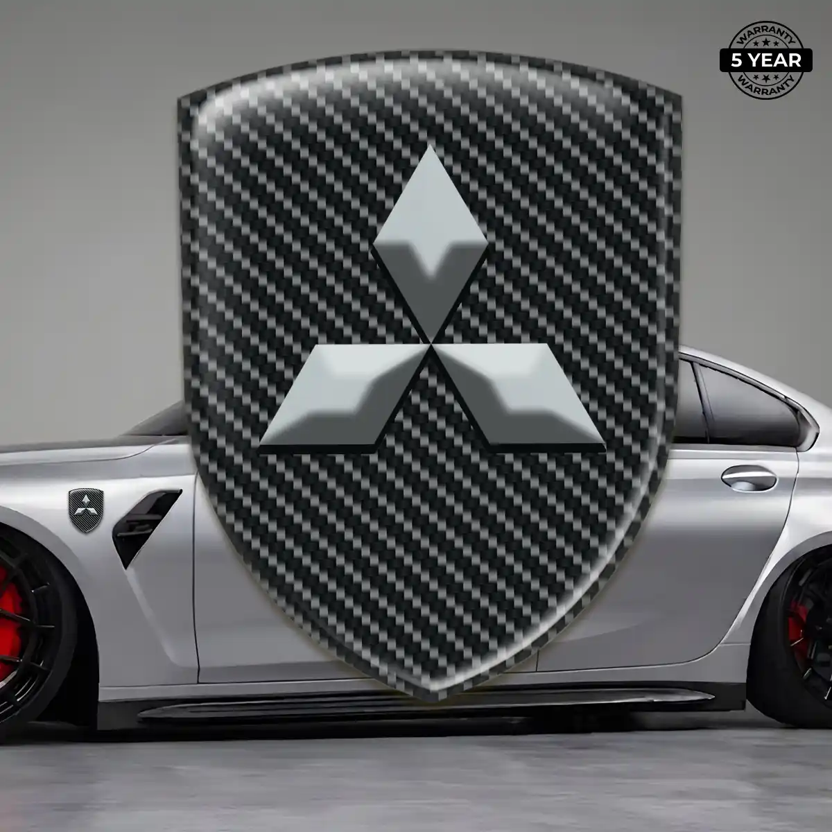 Mitsubishi 3D Gel Sticker Prime Quality