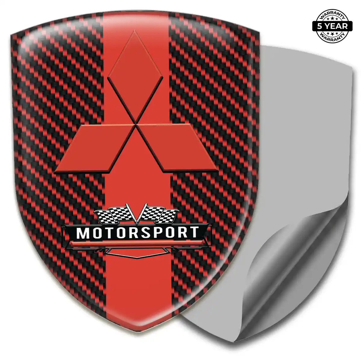 Mitsubishi 3D Logo Sticker Deluxe Edition