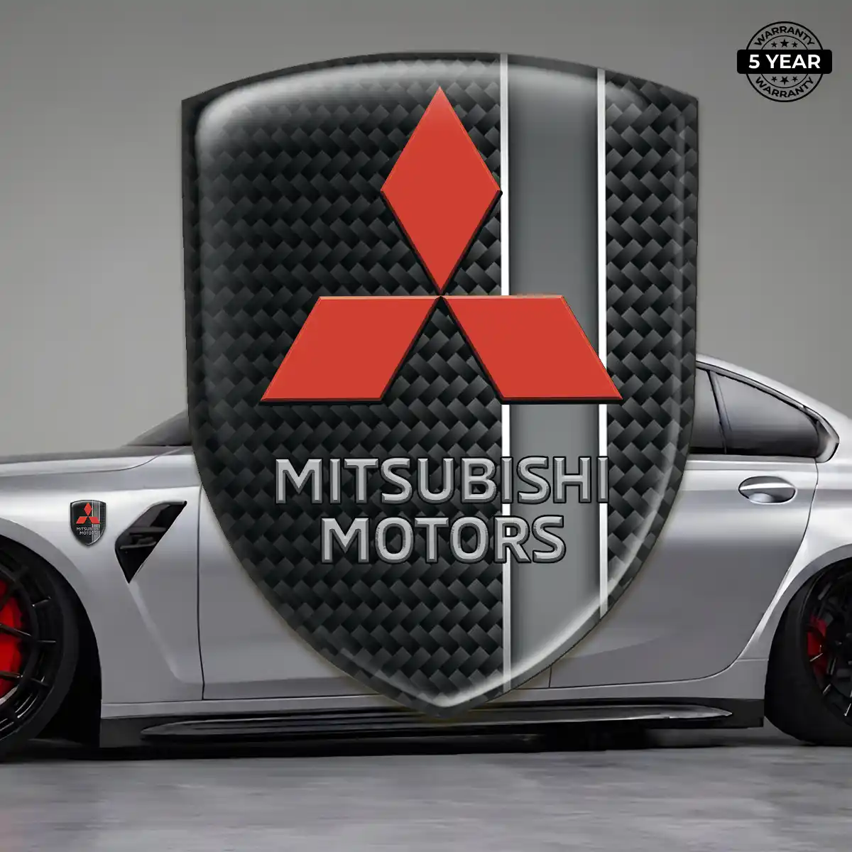 Mitsubishi 3D Logo Sticker Elite Edition