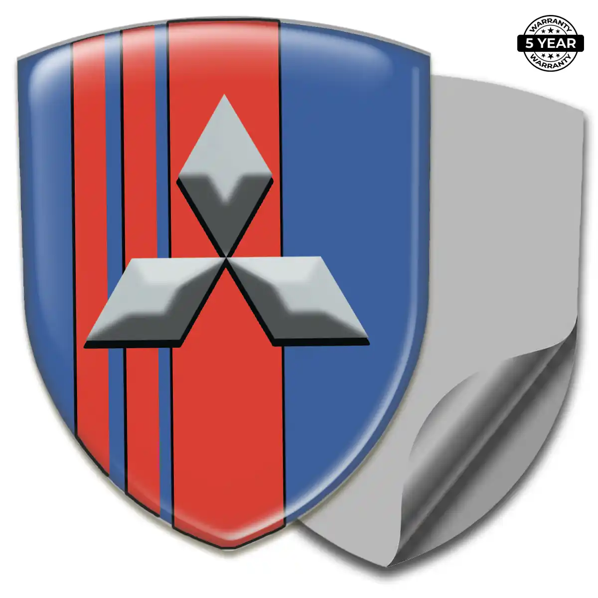 Mitsubishi 3D Logo Sticker Exclusive Series