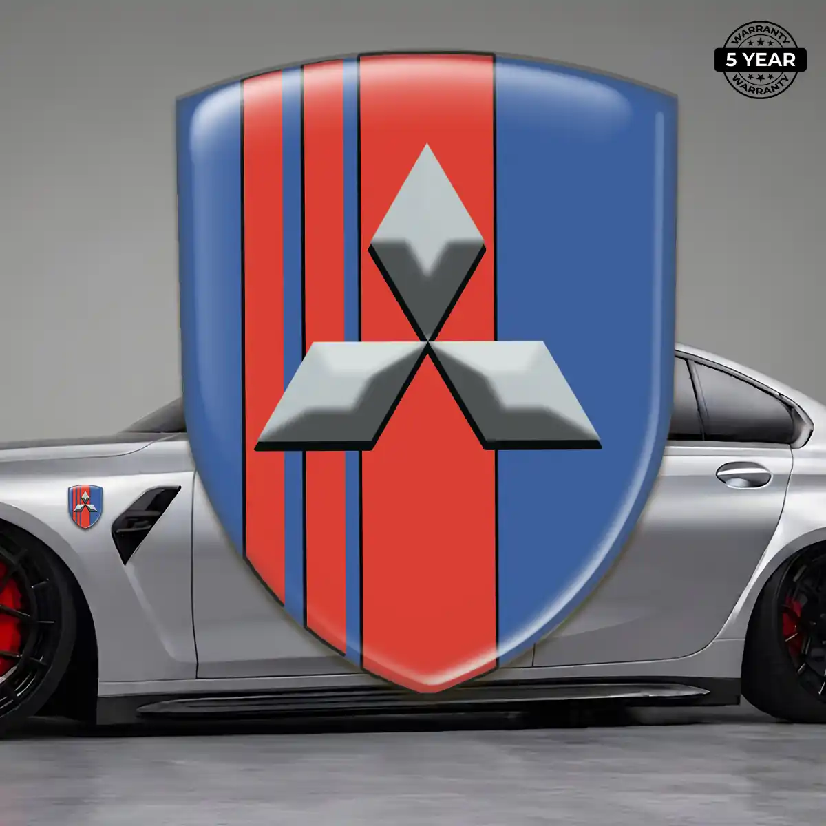 Mitsubishi 3D Logo Sticker Exclusive Series