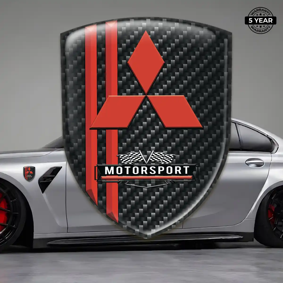Mitsubishi 3D Logo Sticker Prime Quality