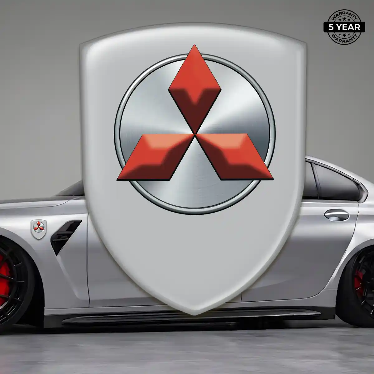 Mitsubishi 3D Logo Sticker Superior Craft