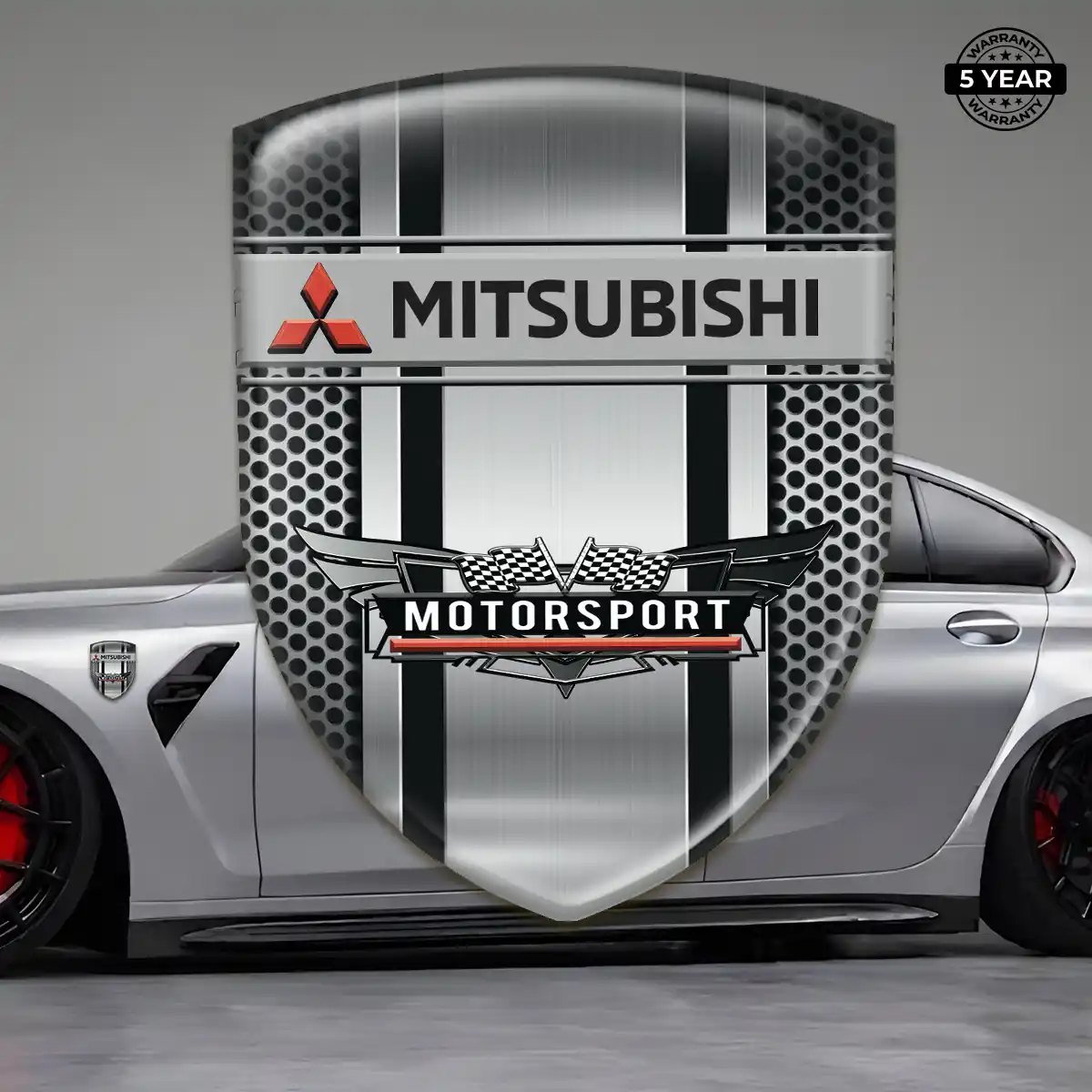 Mitsubishi 3D Resin Sticker Elite Edition