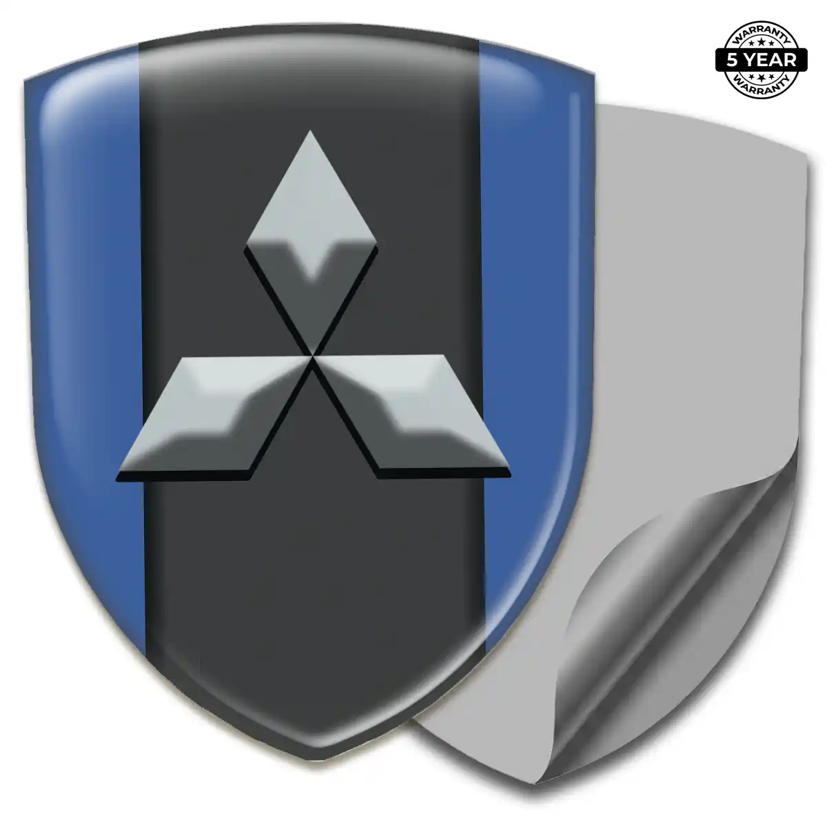 Mitsubishi 3D Resin Sticker Elite Finish