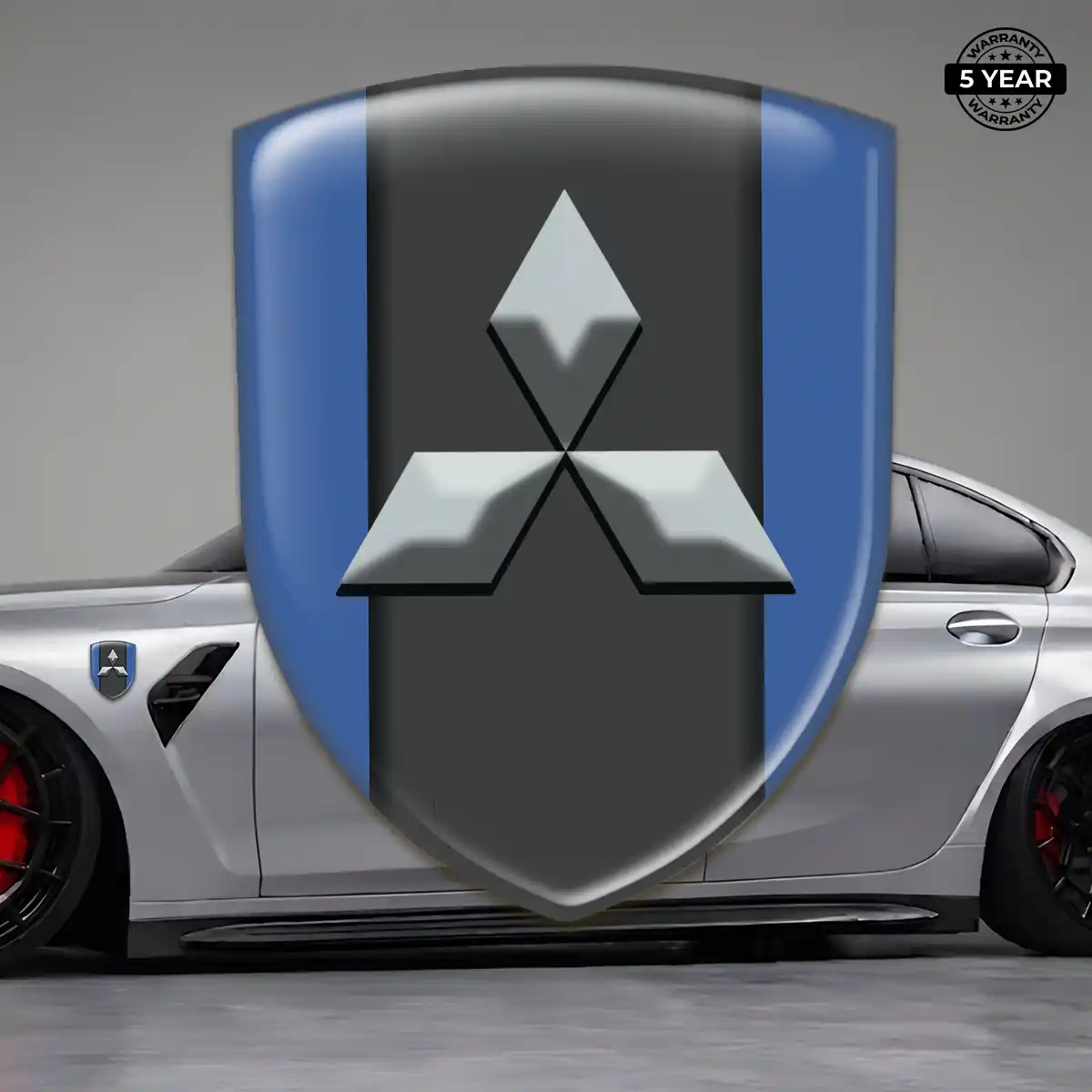 Mitsubishi 3D Resin Sticker Elite Finish