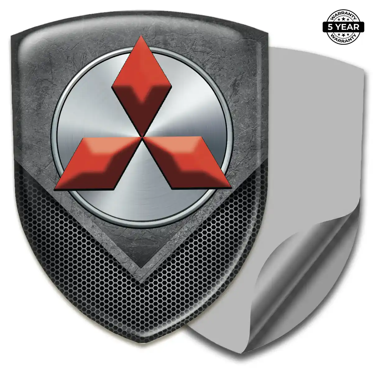 Mitsubishi 3D Resin Sticker Noble Edition