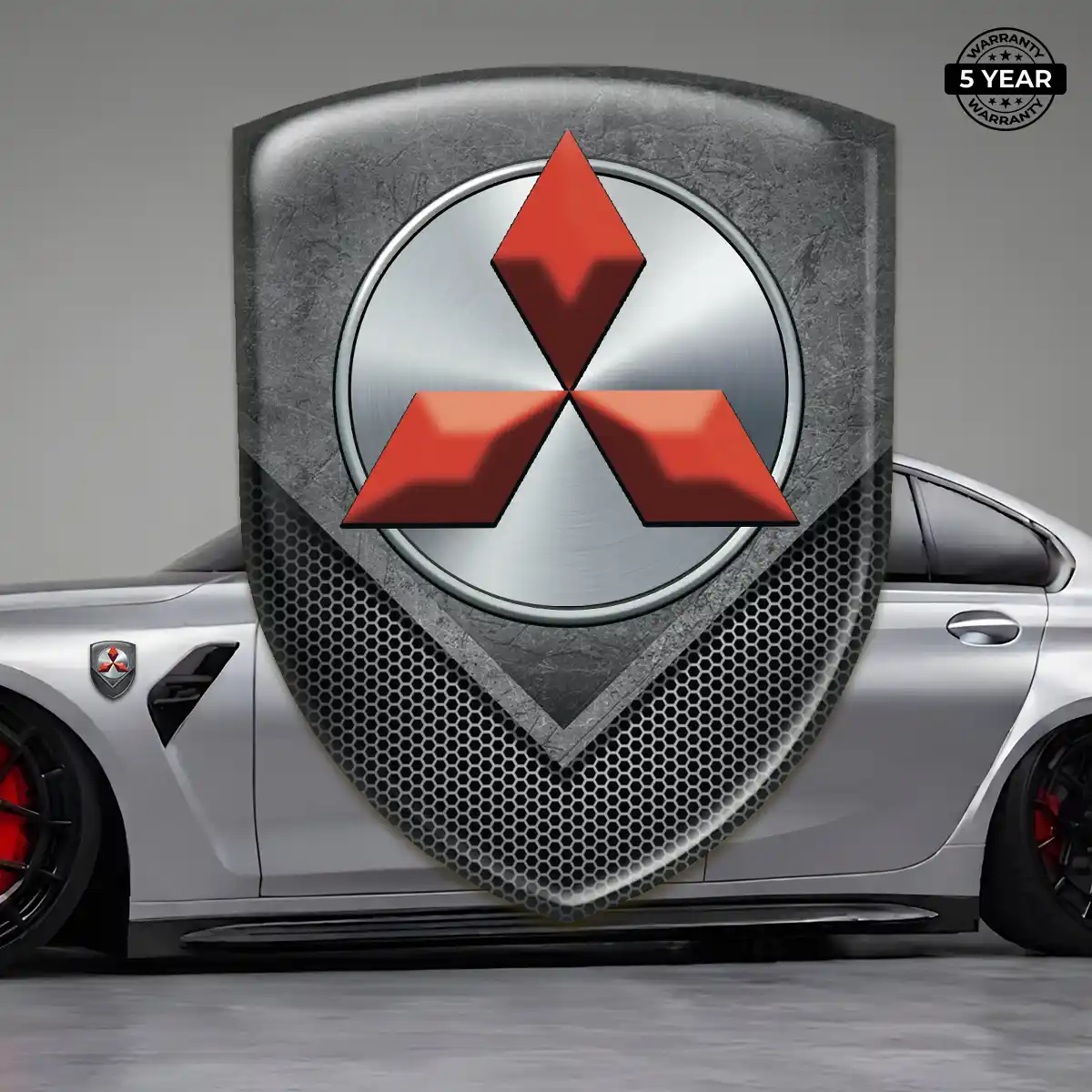 Mitsubishi 3D Resin Sticker Noble Edition