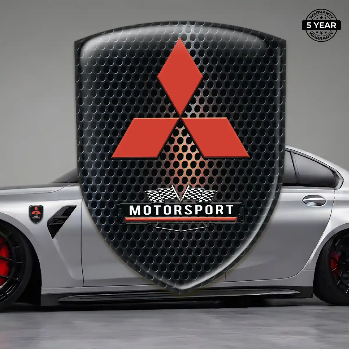 Mitsubishi 3D Resin Sticker Prime Quality