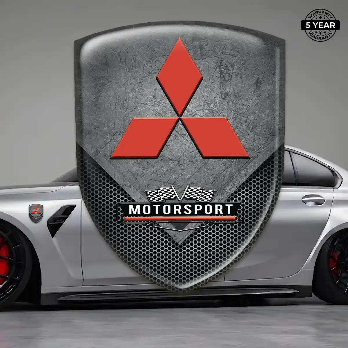 Mitsubishi 3D Resin Sticker Signature Grade