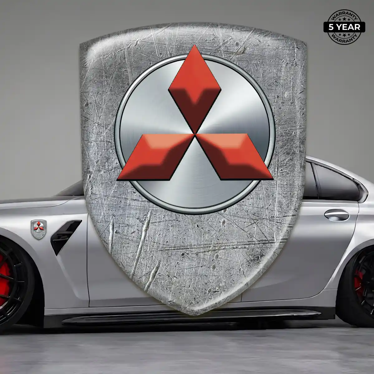 Mitsubishi 3D Resin Sticker Superior Craft