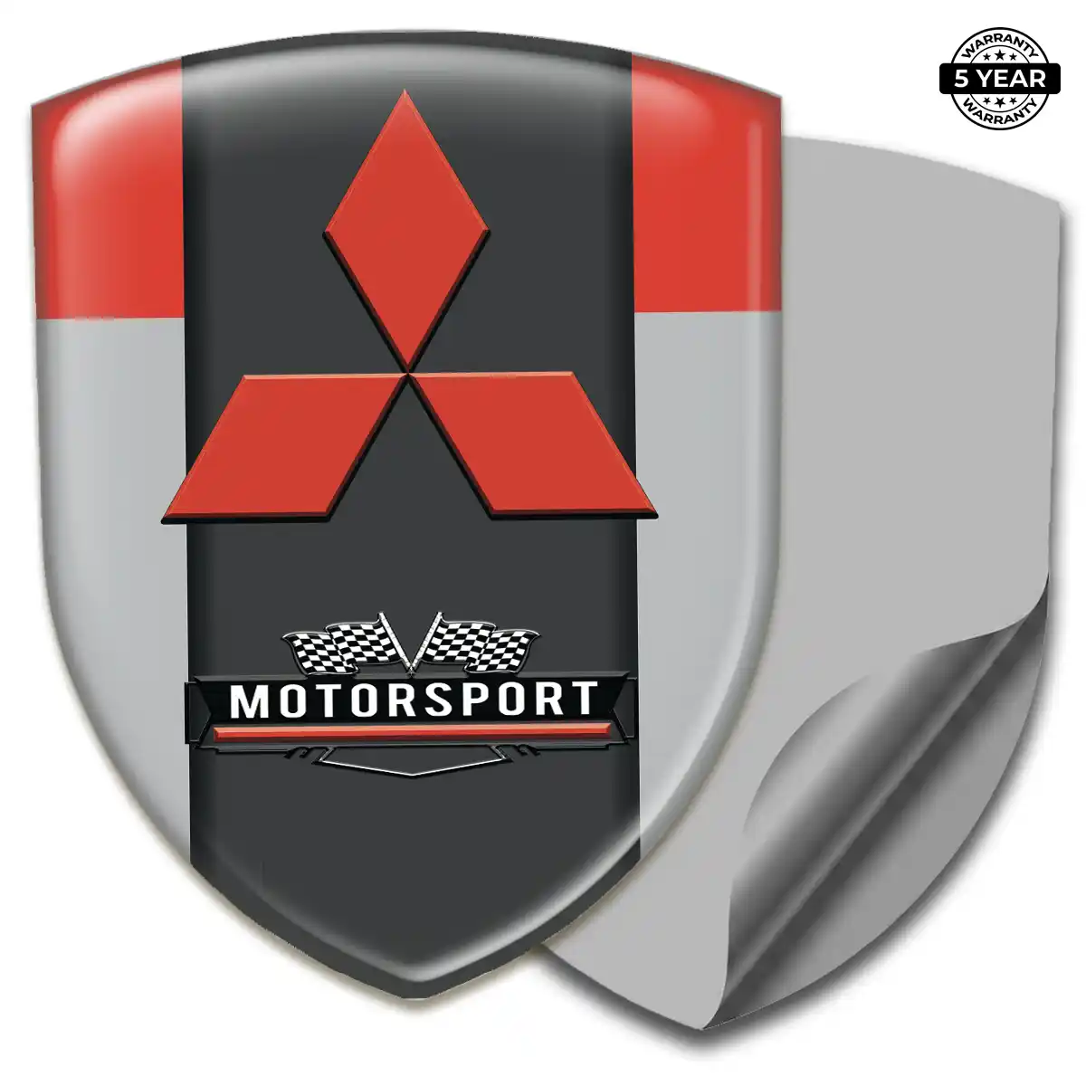 Mitsubishi Automotive Emblem Sticker Deluxe Edition