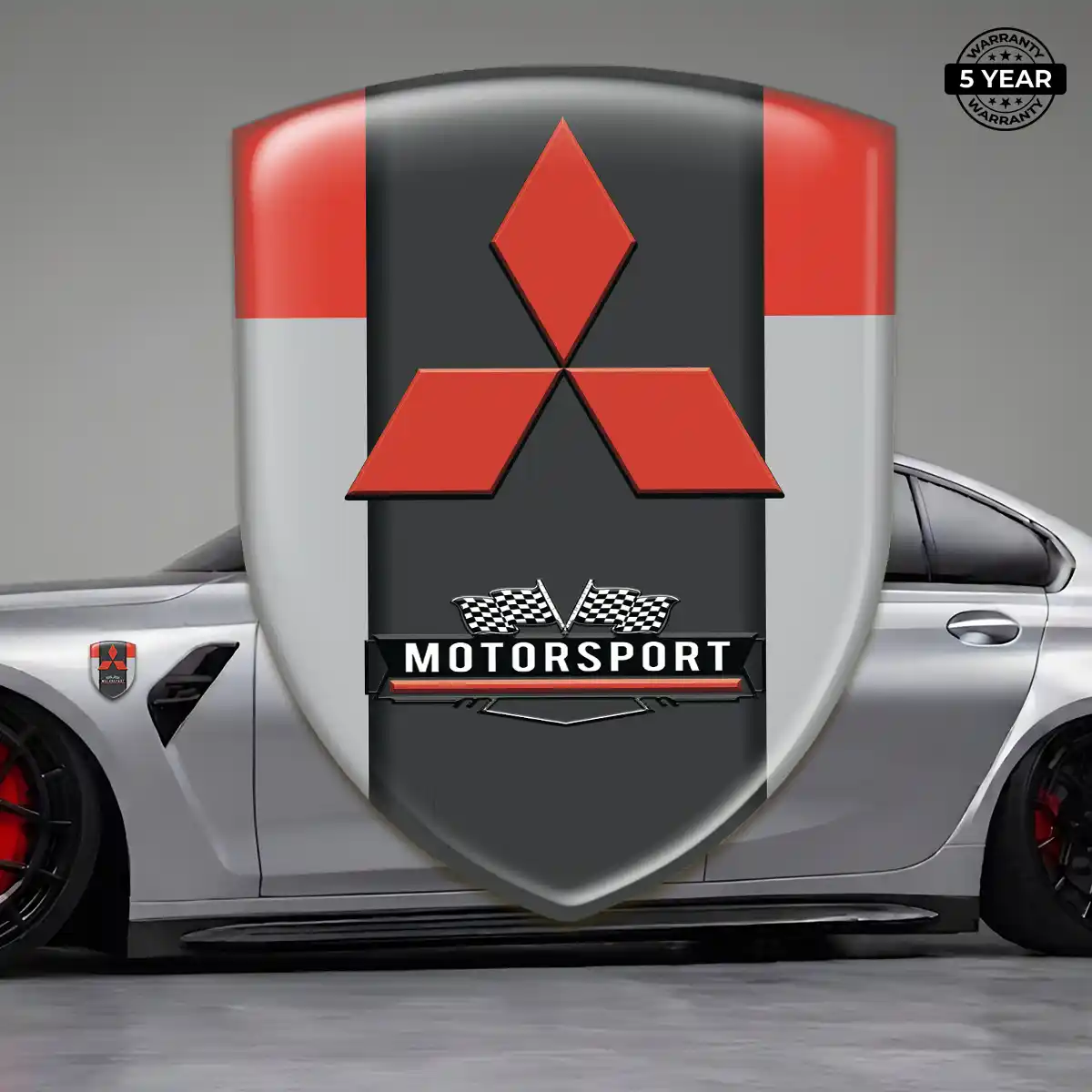 Mitsubishi Automotive Emblem Sticker Deluxe Edition