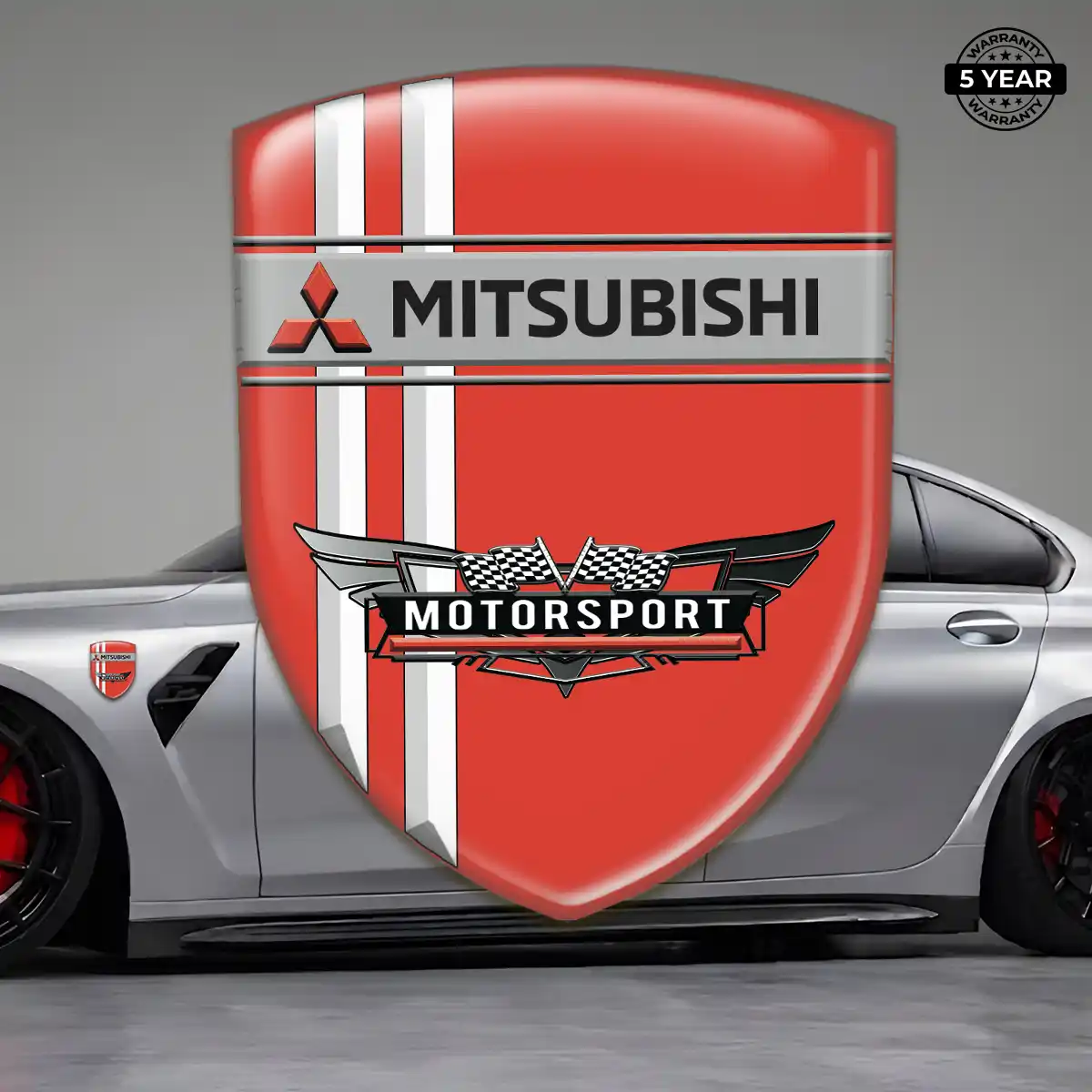 Mitsubishi Automotive Emblem Sticker Exclusive Series