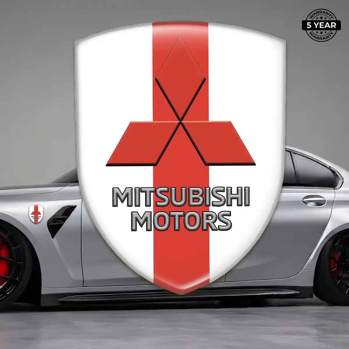 Mitsubishi Automotive Logo Sticker Prime Quality