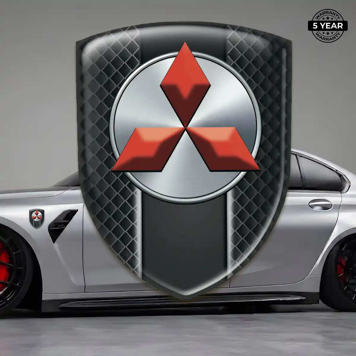 Mitsubishi Automotive Resin Decal Prime Quality
