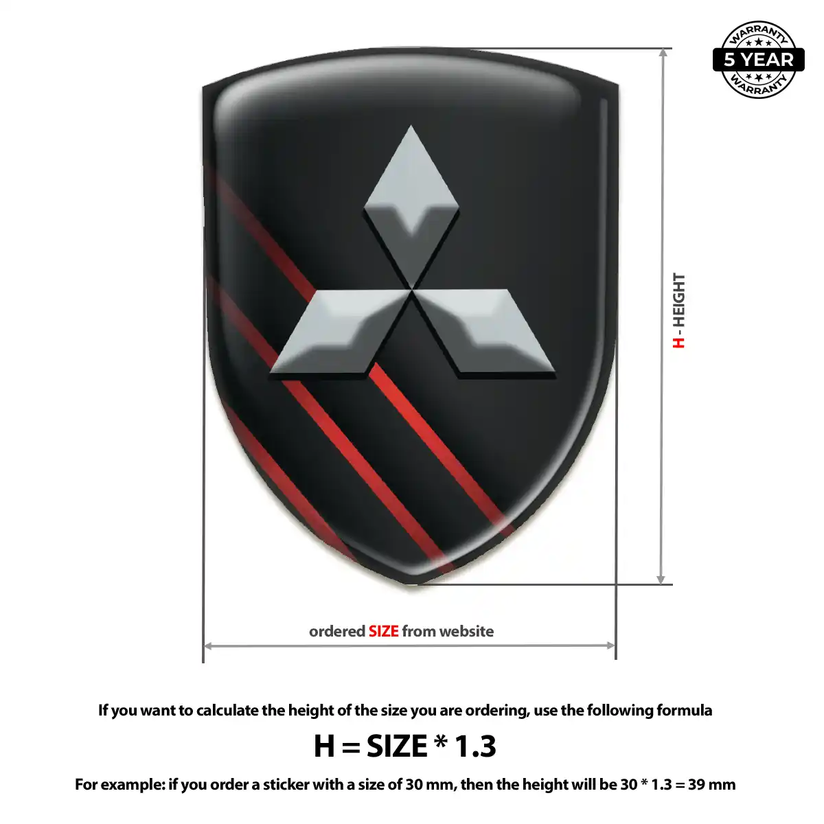 Mitsubishi Badge Deluxe Edition