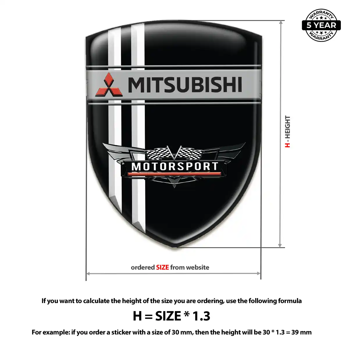 Mitsubishi Badge Refined Design