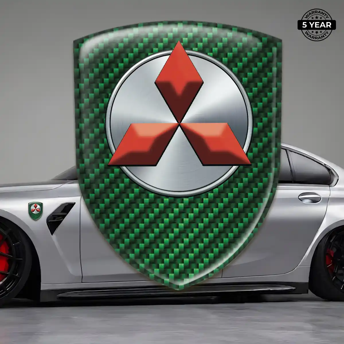 Mitsubishi Badge Sleek Style