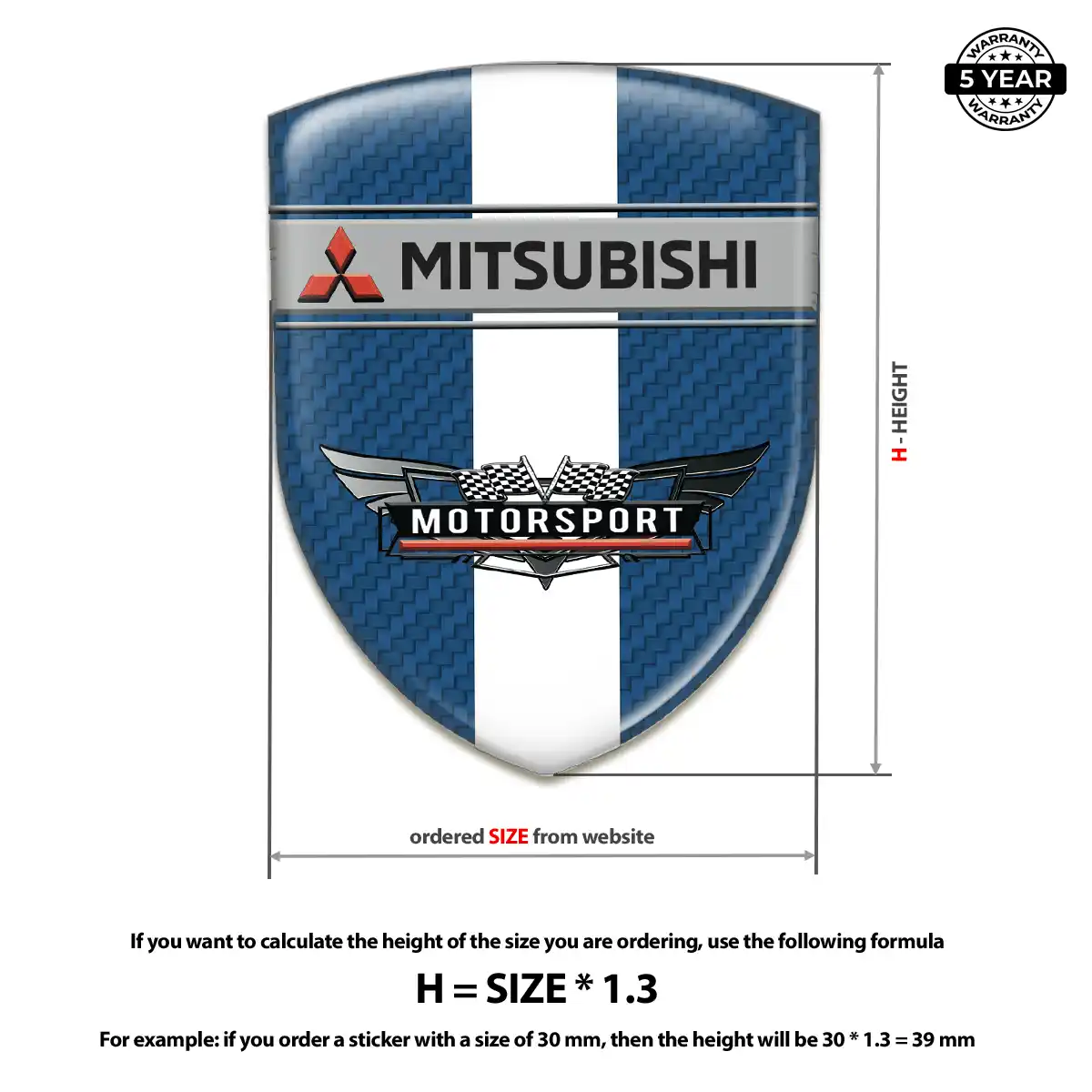 Mitsubishi Badge Superior Craft