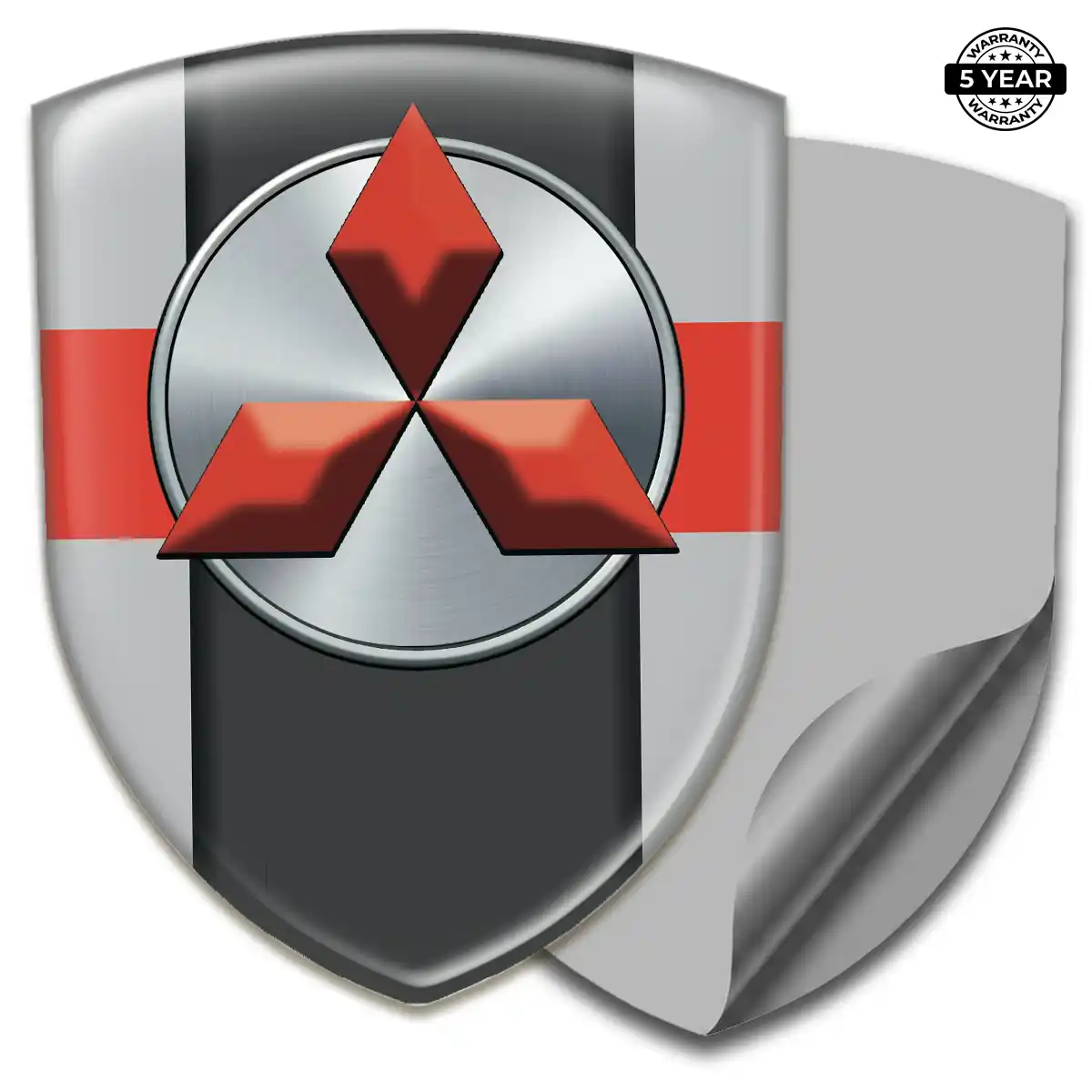 Mitsubishi Car Badge Sticker Elite Edition