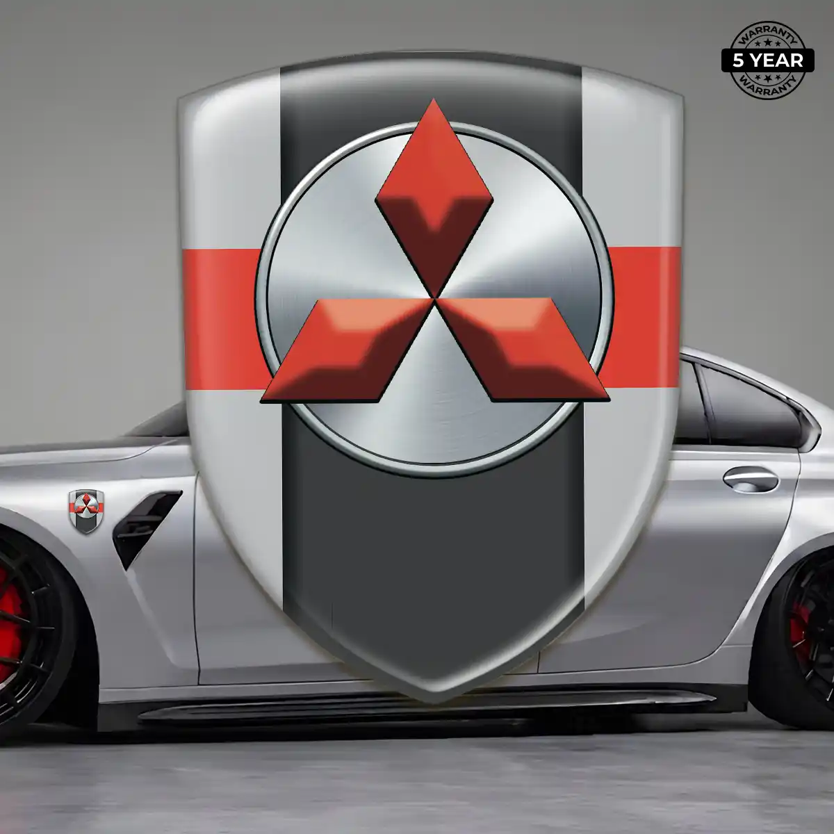 Mitsubishi Car Badge Sticker Elite Edition
