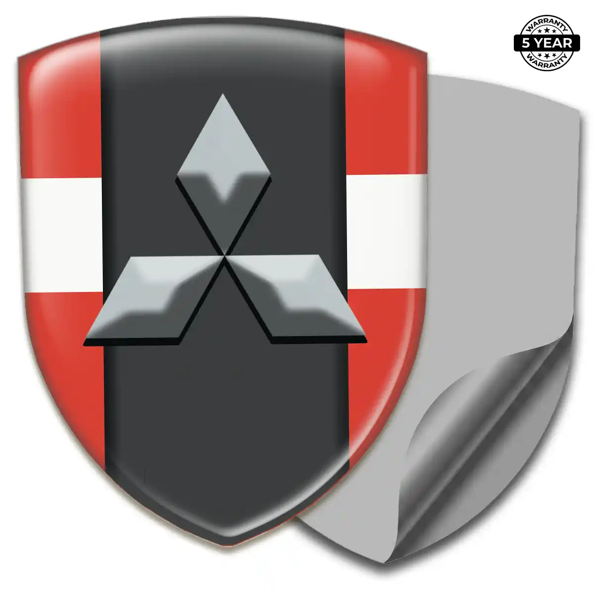 Mitsubishi Car Badge Sticker Exclusive Series