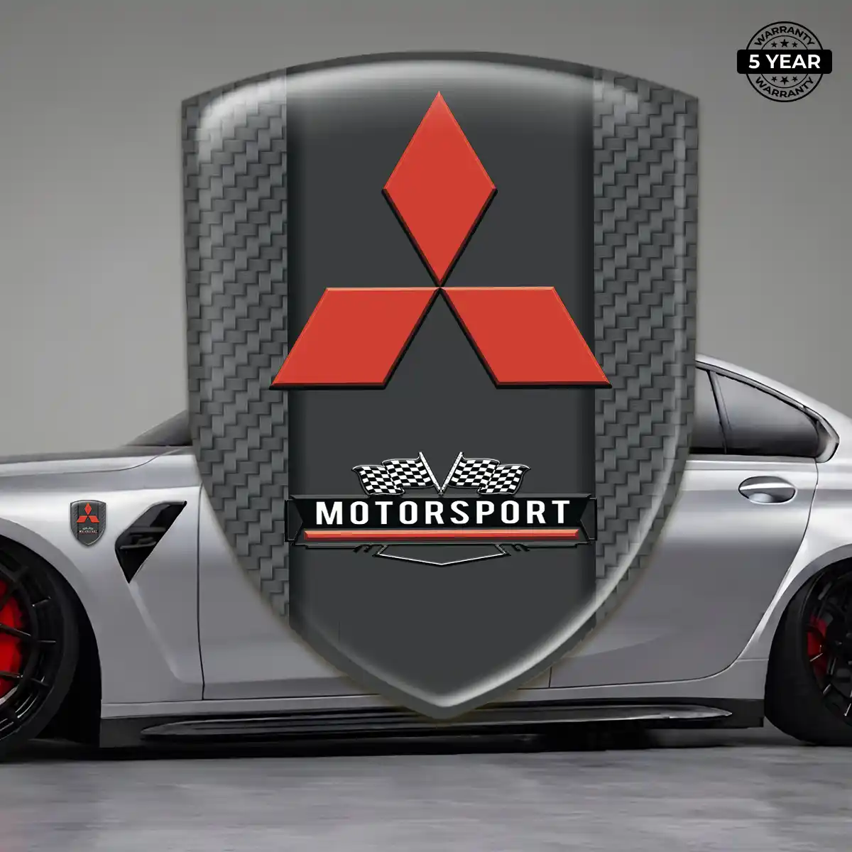 Mitsubishi Car Badge Sticker Prestige Line